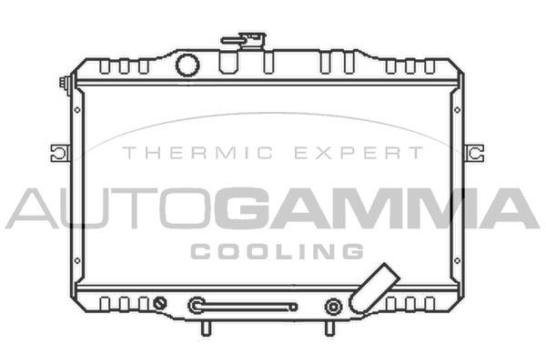 AUTOGAMMA Radiators, Motora dzesēšanas sistēma 104081