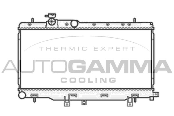 AUTOGAMMA Radiators, Motora dzesēšanas sistēma 104105