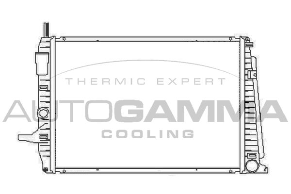 AUTOGAMMA Radiators, Motora dzesēšanas sistēma 104137