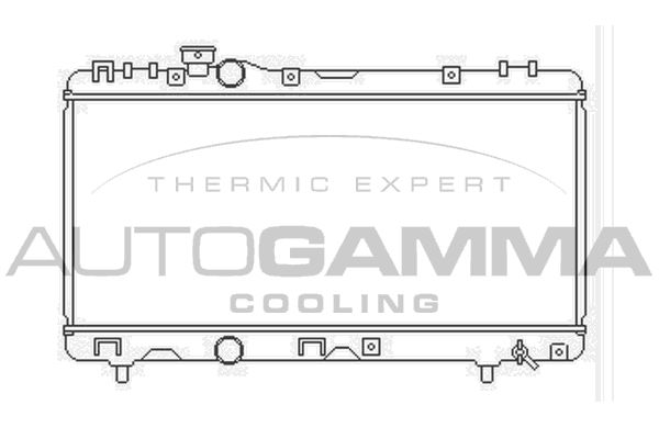 AUTOGAMMA Radiators, Motora dzesēšanas sistēma 104162