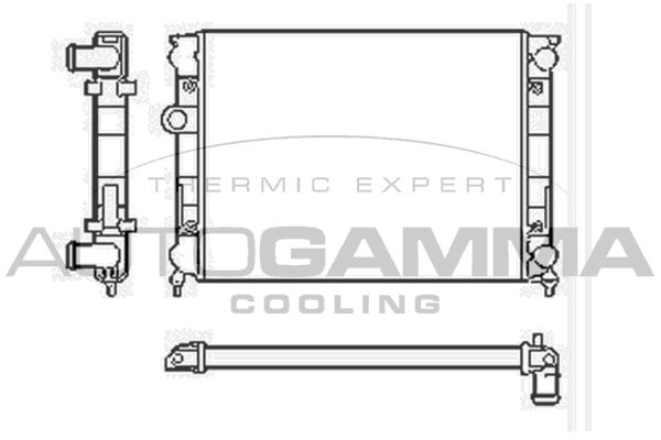 AUTOGAMMA Radiators, Motora dzesēšanas sistēma 104222