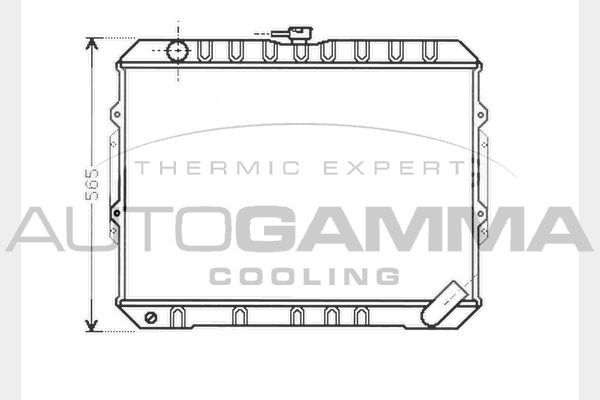 AUTOGAMMA Radiators, Motora dzesēšanas sistēma 104292