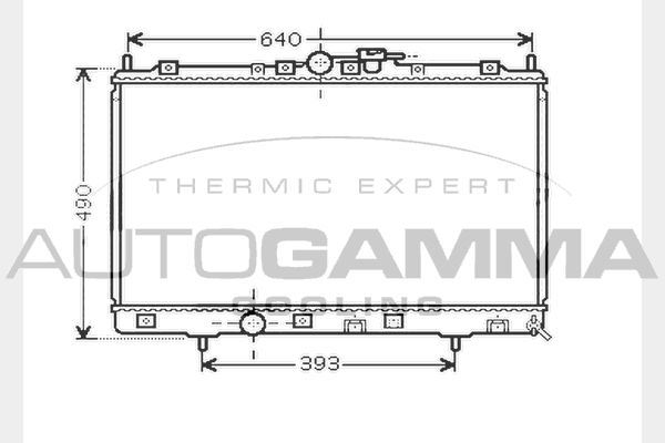 AUTOGAMMA Radiators, Motora dzesēšanas sistēma 104294