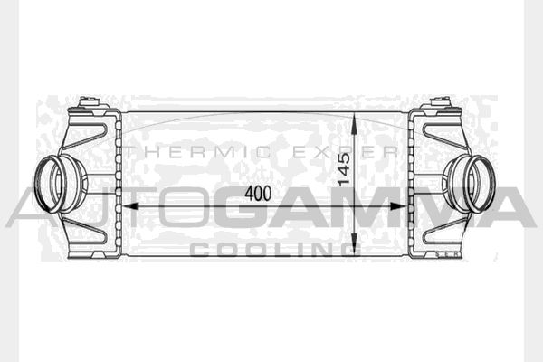 AUTOGAMMA Интеркулер 104496