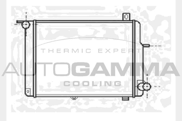 AUTOGAMMA Radiators, Motora dzesēšanas sistēma 104507