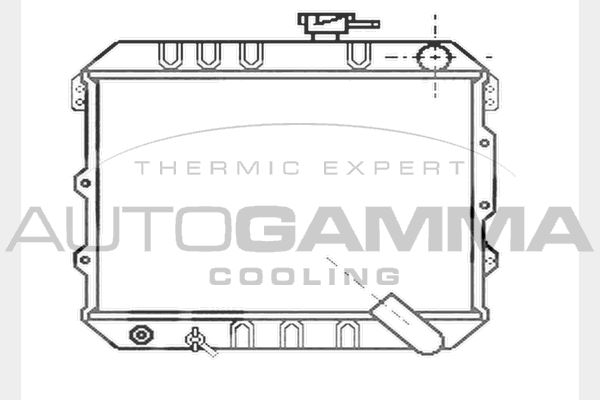 AUTOGAMMA Radiators, Motora dzesēšanas sistēma 104547