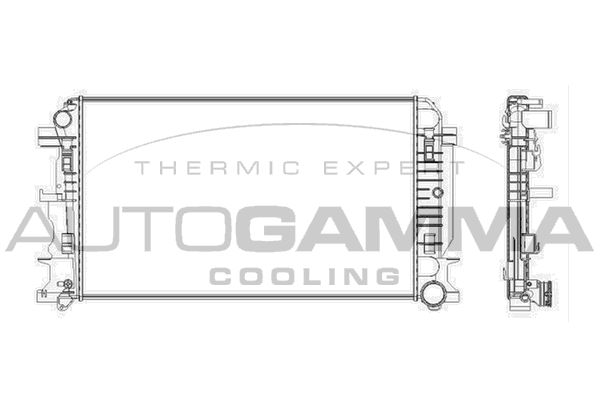 AUTOGAMMA Radiators, Motora dzesēšanas sistēma 104573