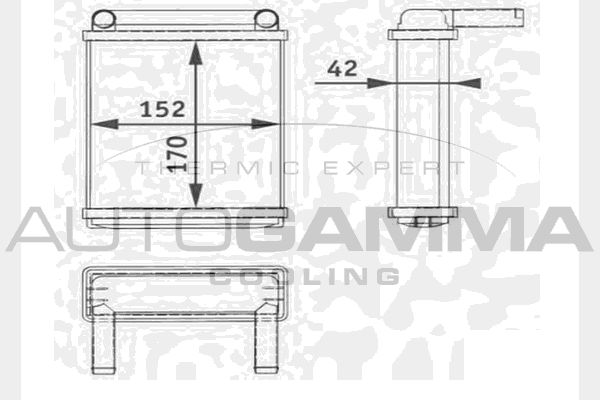 AUTOGAMMA Siltummainis, Salona apsilde 104584