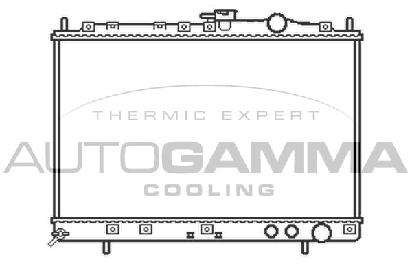 AUTOGAMMA Radiators, Motora dzesēšanas sistēma 104655