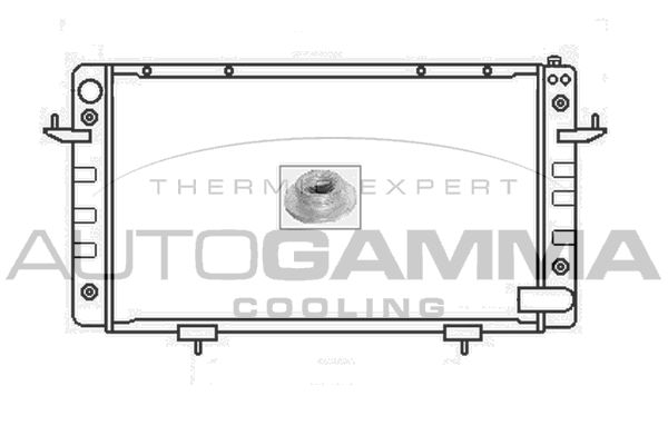 AUTOGAMMA Radiators, Motora dzesēšanas sistēma 104665