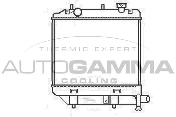 AUTOGAMMA Radiators, Motora dzesēšanas sistēma 104676
