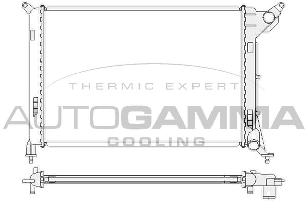 AUTOGAMMA Radiators, Motora dzesēšanas sistēma 104687