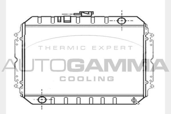 AUTOGAMMA Radiators, Motora dzesēšanas sistēma 104696