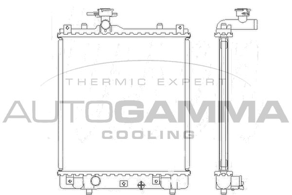 AUTOGAMMA Radiators, Motora dzesēšanas sistēma 104710