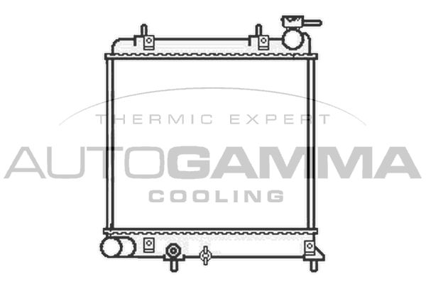 AUTOGAMMA Radiators, Motora dzesēšanas sistēma 104826