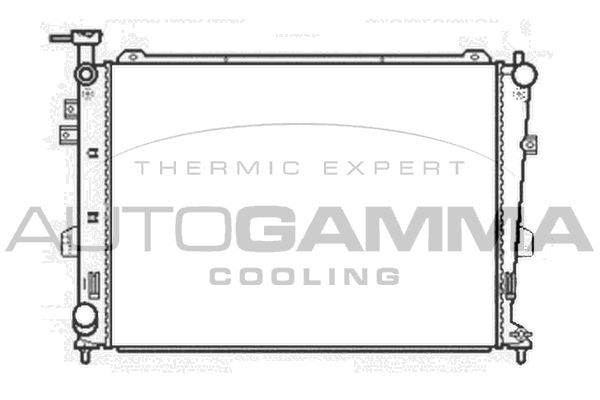 AUTOGAMMA Radiators, Motora dzesēšanas sistēma 104839