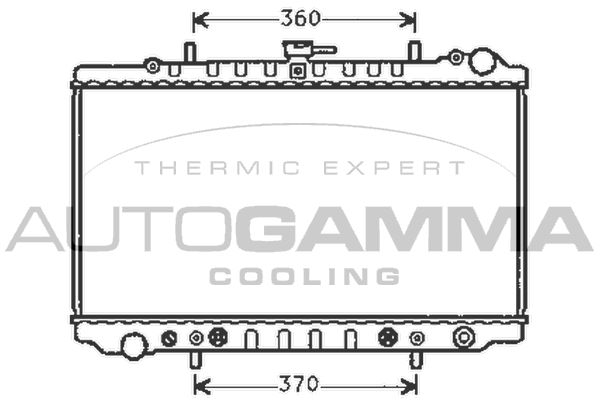 AUTOGAMMA Radiators, Motora dzesēšanas sistēma 104862