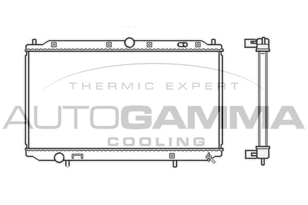 AUTOGAMMA Radiators, Motora dzesēšanas sistēma 104929