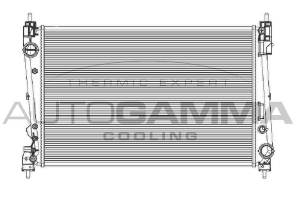 AUTOGAMMA Radiators, Motora dzesēšanas sistēma 105120