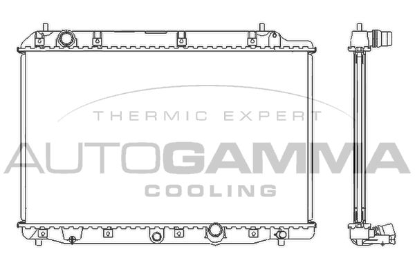 AUTOGAMMA Radiators, Motora dzesēšanas sistēma 105126