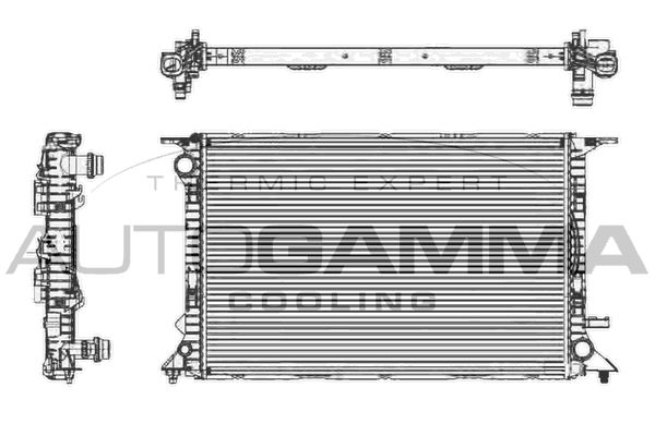 AUTOGAMMA Radiators, Motora dzesēšanas sistēma 105158