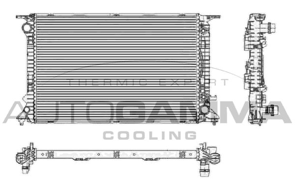AUTOGAMMA Radiators, Motora dzesēšanas sistēma 105159