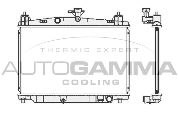 AUTOGAMMA Radiators, Motora dzesēšanas sistēma 105164