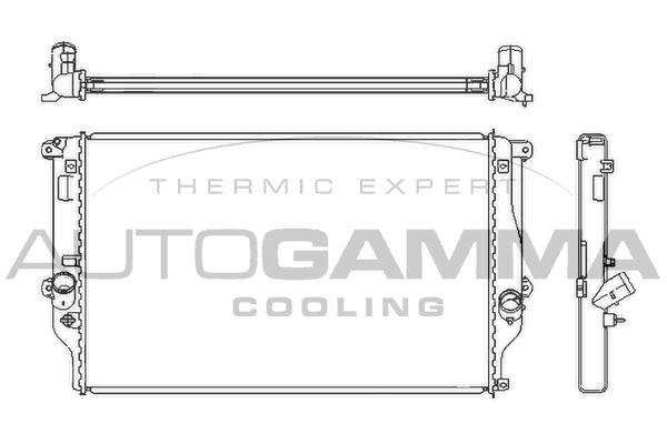 AUTOGAMMA Radiators, Motora dzesēšanas sistēma 105184