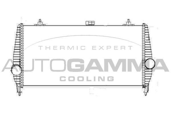 AUTOGAMMA Интеркулер 105238