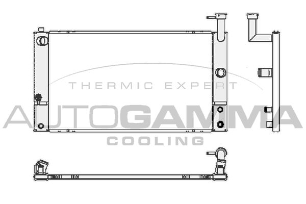 AUTOGAMMA Radiators, Motora dzesēšanas sistēma 105250