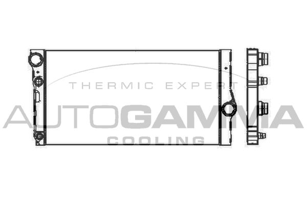 AUTOGAMMA Radiators, Motora dzesēšanas sistēma 105309