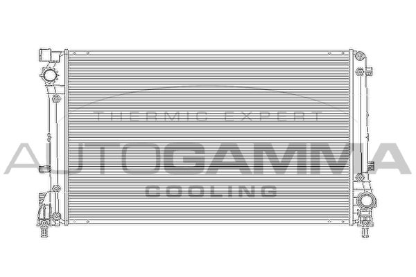 AUTOGAMMA Radiators, Motora dzesēšanas sistēma 105370