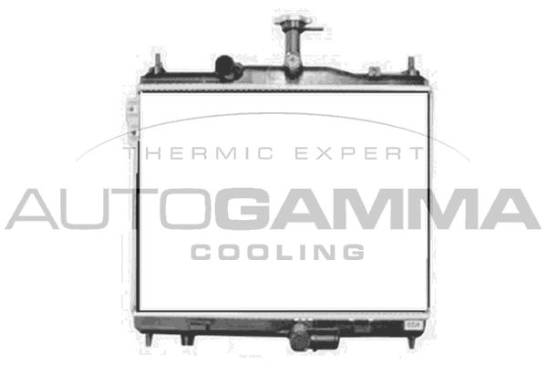 AUTOGAMMA Радиатор, охлаждение двигателя 105394