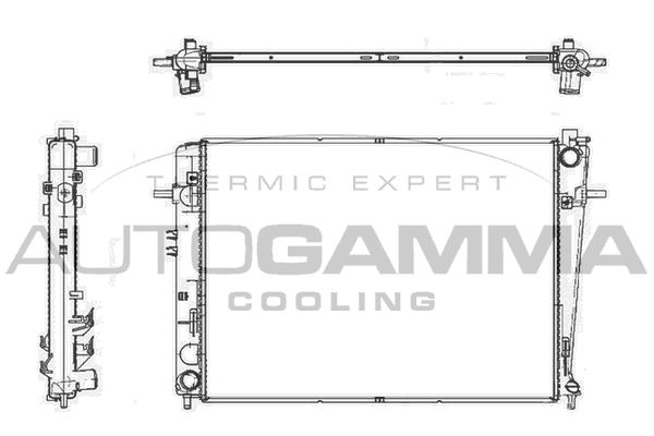 AUTOGAMMA Radiators, Motora dzesēšanas sistēma 105395