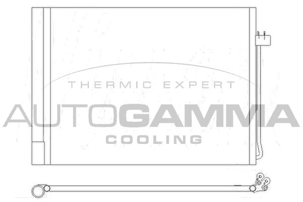 AUTOGAMMA Конденсатор, кондиционер 105424