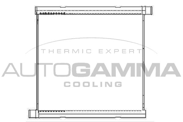 AUTOGAMMA Radiators, Motora dzesēšanas sistēma 105450