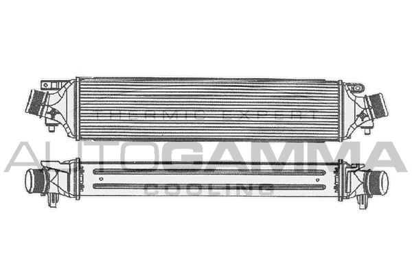 AUTOGAMMA Интеркулер 105470