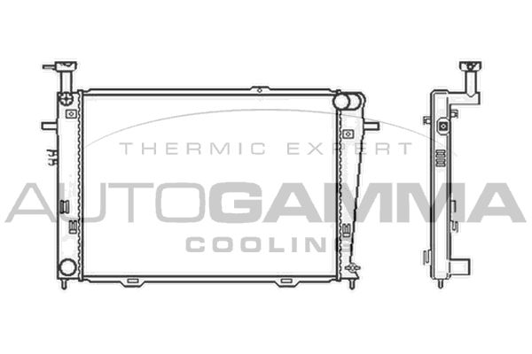 AUTOGAMMA Radiators, Motora dzesēšanas sistēma 105581