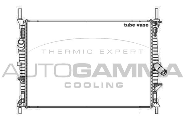 AUTOGAMMA Radiators, Motora dzesēšanas sistēma 105590