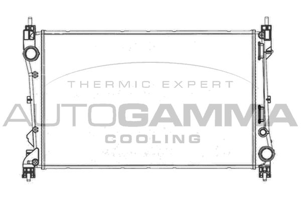 AUTOGAMMA Radiators, Motora dzesēšanas sistēma 105604