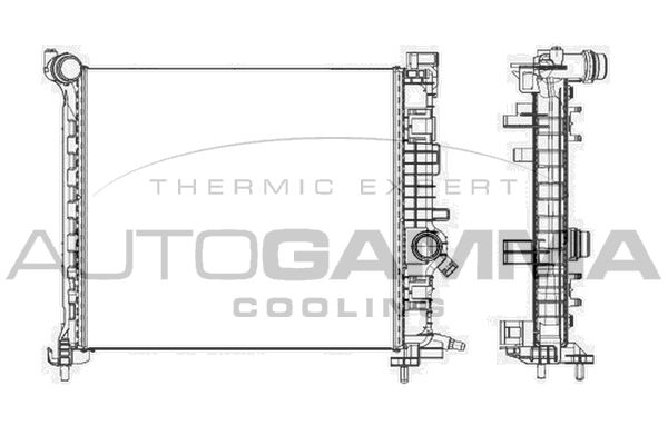 AUTOGAMMA Radiators, Motora dzesēšanas sistēma 105621