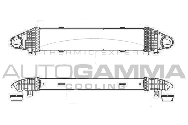 AUTOGAMMA Интеркулер 105632