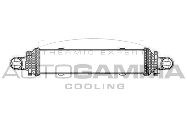 AUTOGAMMA Интеркулер 105633