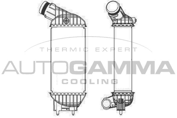 AUTOGAMMA Интеркулер 105677