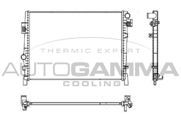 AUTOGAMMA Radiators, Motora dzesēšanas sistēma 105693