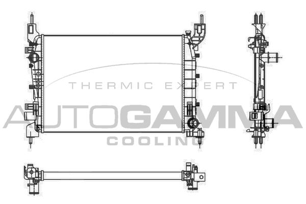 AUTOGAMMA Radiators, Motora dzesēšanas sistēma 105694