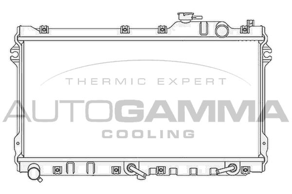 AUTOGAMMA Radiators, Motora dzesēšanas sistēma 105755