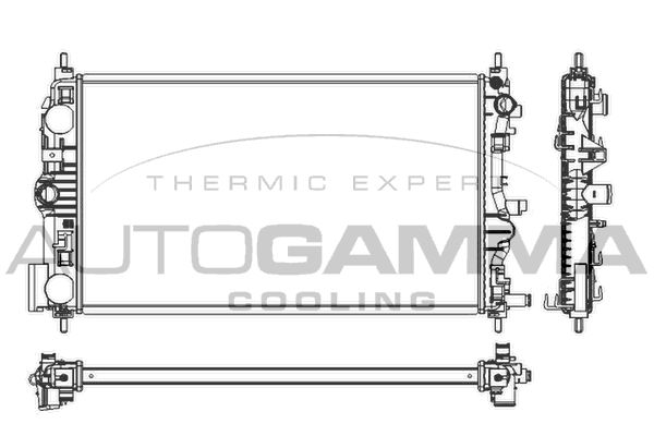 AUTOGAMMA Radiators, Motora dzesēšanas sistēma 105787