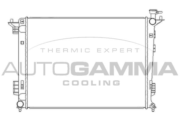 AUTOGAMMA Radiators, Motora dzesēšanas sistēma 105794