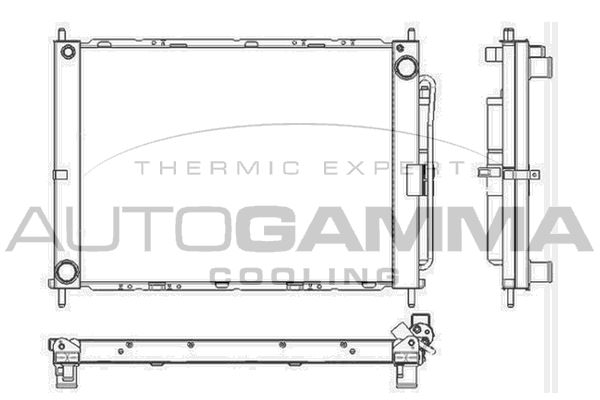 AUTOGAMMA Radiators, Motora dzesēšanas sistēma 105900